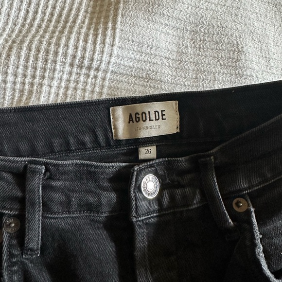 Agolde Riley High Rise Cropped Jean - Picture 6 of 7